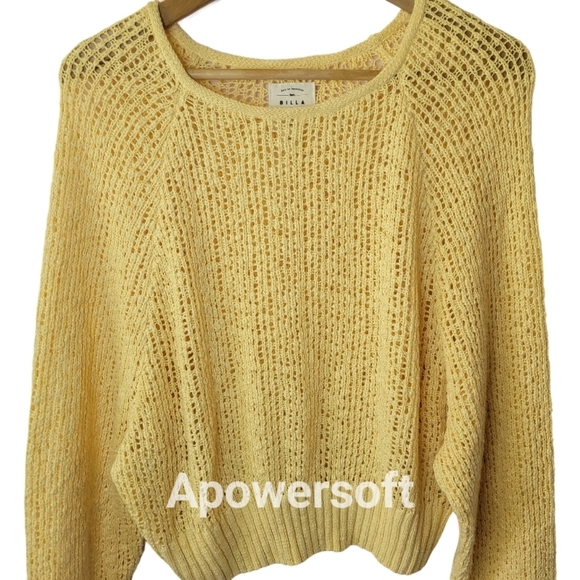 Billabong Knit Sweater top size M - Picture 4 of 5